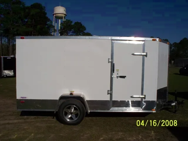 WHITE SA 12FT MOTORCYCLE TRAILER