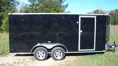 Black 18ft  4 Bike Hauler Steel Frame