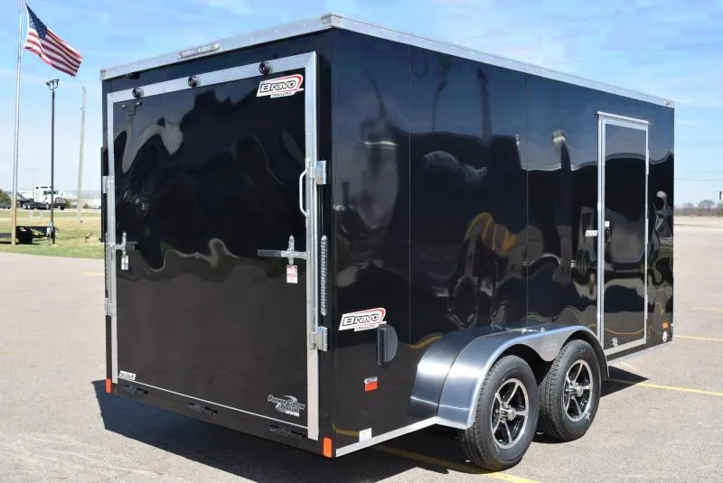 BRAVO SCOUT 7x14 ENCLOSED MOTORCYCLE TRAILER
