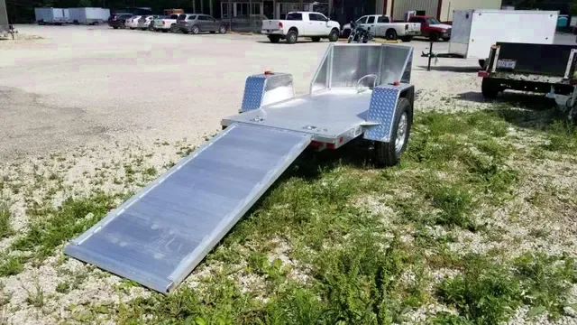 2025 R&R OMC1 All Aluminum 1-Place Motorcycle Trailer - Make an Offer!