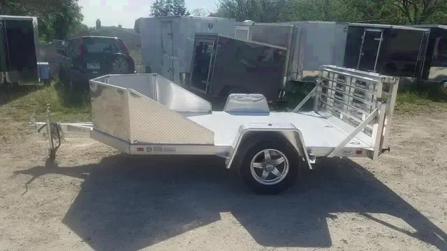 2025 R&R OMC3 7x11 Aluminum Motorcycle Trailer - Make an Offer!