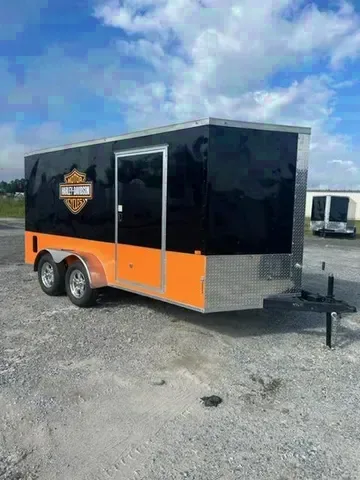 14ft Custom Motorcycle Trailer w/D-Rings