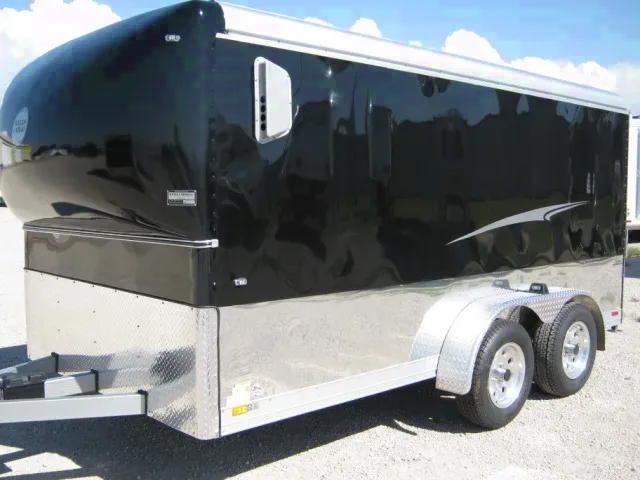 14ft  MC Black Flat Front Finished Interior