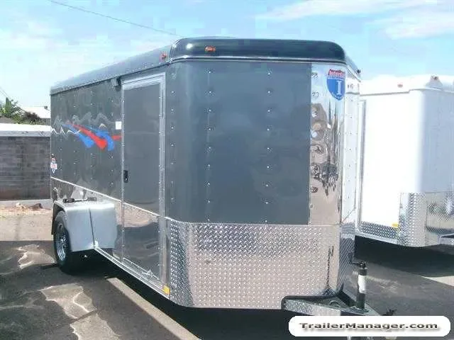 12ft V-nose SA Motorcycle Trailer
