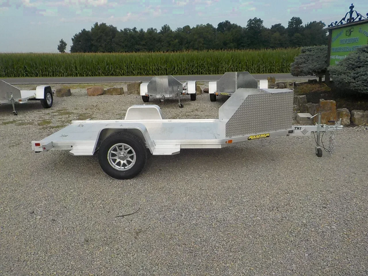 11616 - 2026 Aluma TK1 TRIKE TRAILER Motorcycle Trailer