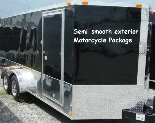 14FT TA MOTORCYCLE TRAILER BLACK