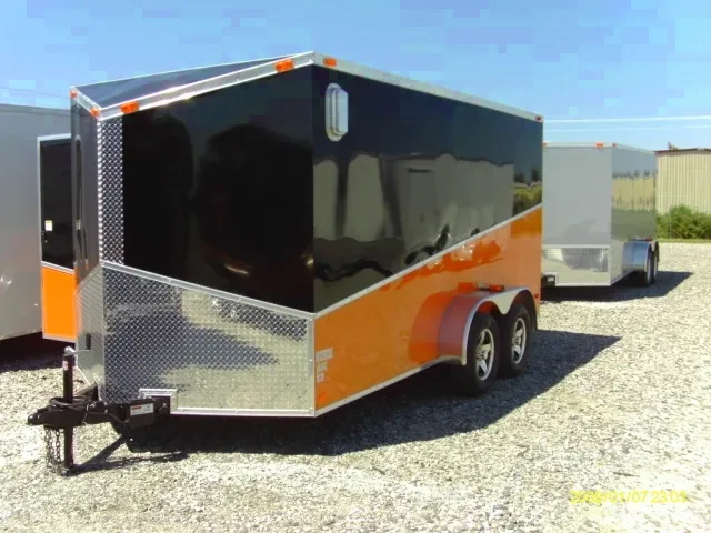 Finished Interior 14ft TA Motorcycle Trailer