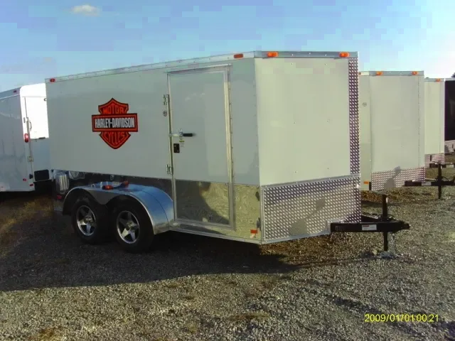 16ft Motorcycle Hauler w/Wrap Around ATP