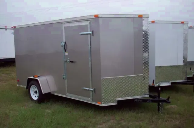 12ft Pewter SA motorcycle trailer