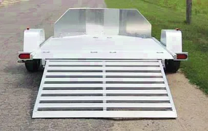 Single Bike 10 ft Motorcycle Trailer
