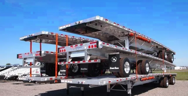 2024 48' Aluminum Flatbed Semi Trailer - O'Fallon, MO (Rent or Lease)