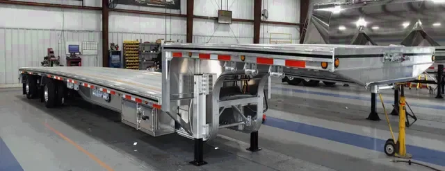 2025 53' Aluminum Drop Deck Trailer 8.5x53' – Offer for Sale or Rent-to-Own