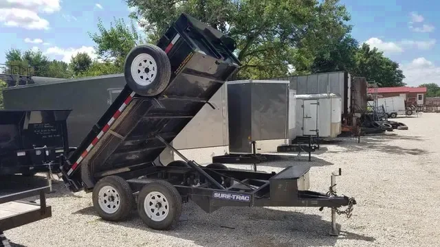 Make an Offer: 2018 Sure-Trac 5x10 Single Ram Dump Trailer - Tandem Axle