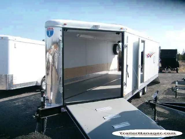 22ft Snowmobile Trailer w/Kick Plate