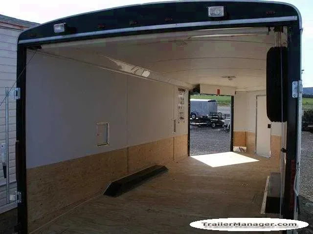25ft  Snowmobile Trailer 10K WHITE