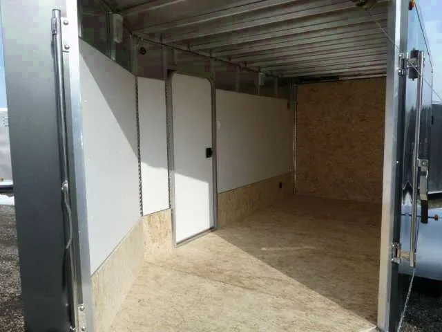 3500LB SINGLE AXLE 17FT ENCLOSED SNOWMOBILE TRAILER