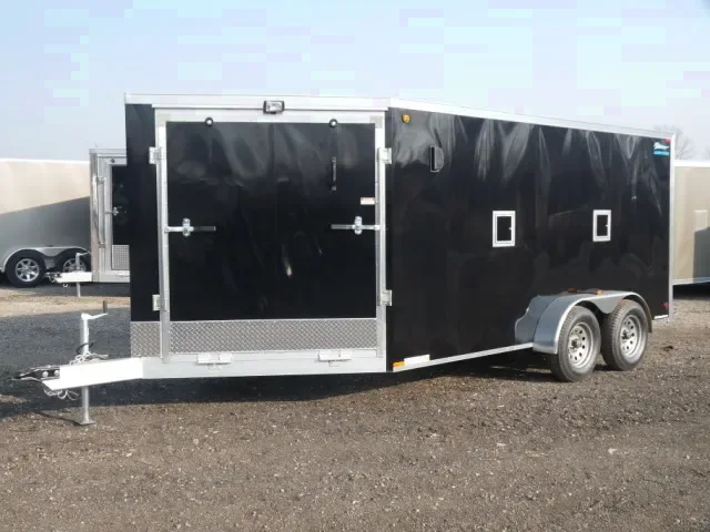 19ft Snowmobile Trailer w/Kick Plate