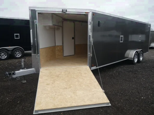27ft Snowmobile Trailer w/Helmet Rack