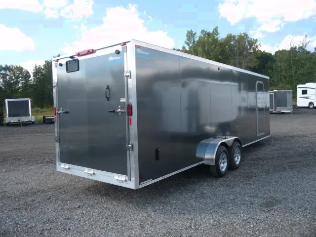 Enclosed Snowmobile Trailer 7 Foot Wide, 29ft Long