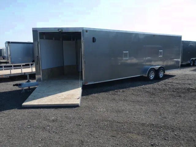 29ft Bumper Pull Enclosed Snowmobile Trailer
