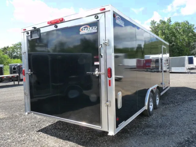 26ft Multi Purpose Enclosed Car Snowmobile Trailer w/Electrical Package