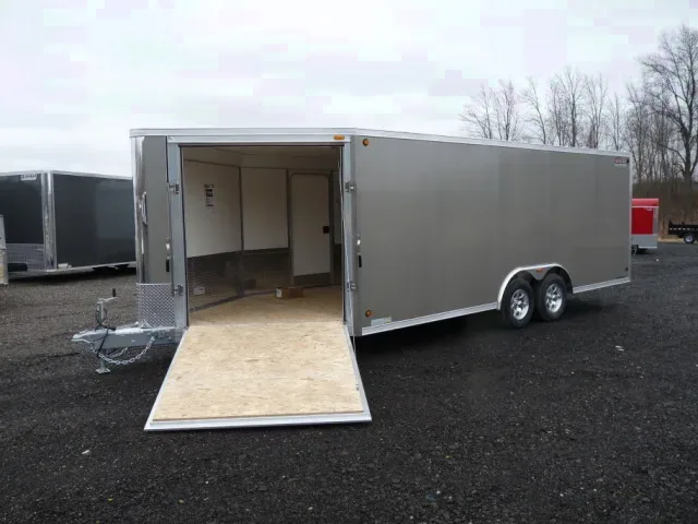 26ft  All Aluminum Enclosed Car Snowmobile Trailer