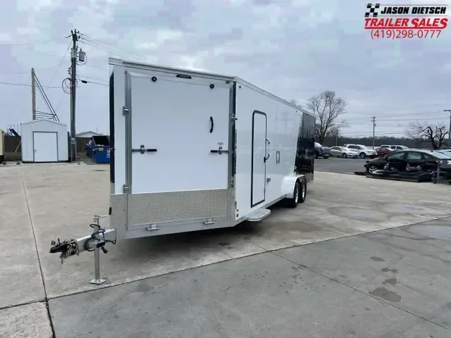 Legend 7.5x29 Snowmobile Aluminum V-Nose Trailer