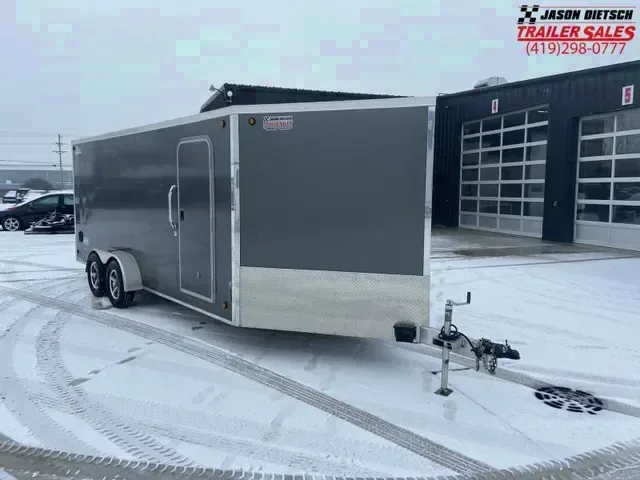 Legend 7x23 Snowmobile V-Nosed Trailer w/ Front Ramp