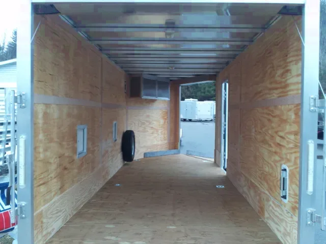 16ft Pewter and Black Snowmobile Trailer
