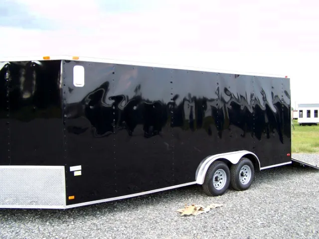 20ft TA Black Snowmobile Trailer
