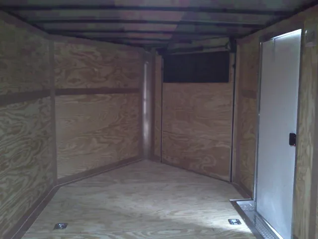 Red 22ft Snowmobile/Auto Trailer