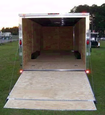 24ft, ramp in v, 5200 lbs axles