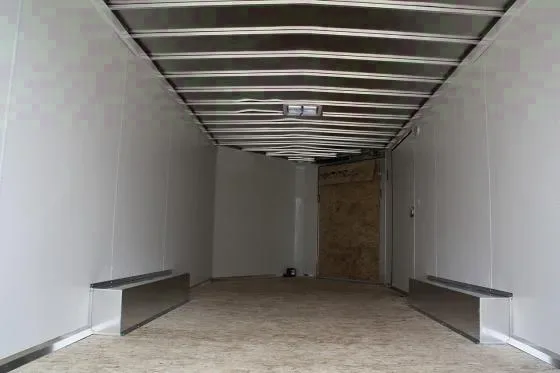 22FT SLED TRAILER BLACK W/WHITE WALLS