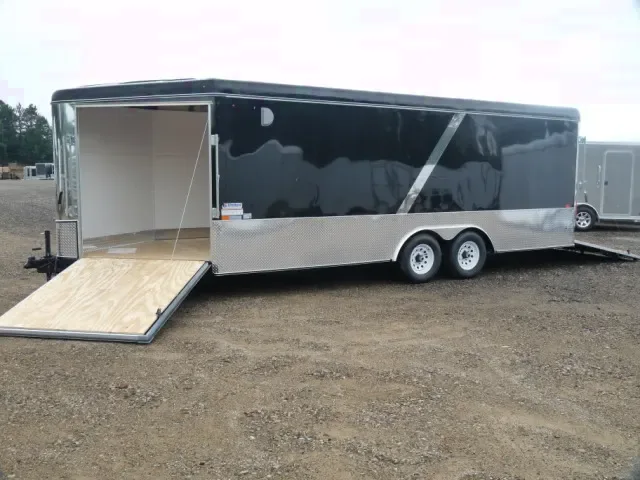 26FT BLACK COMBINATION TRAILER