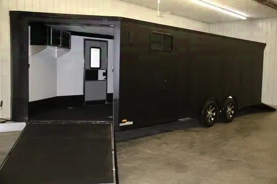 BEAUTIFUL BLACK 28FT COMBO TRAILER