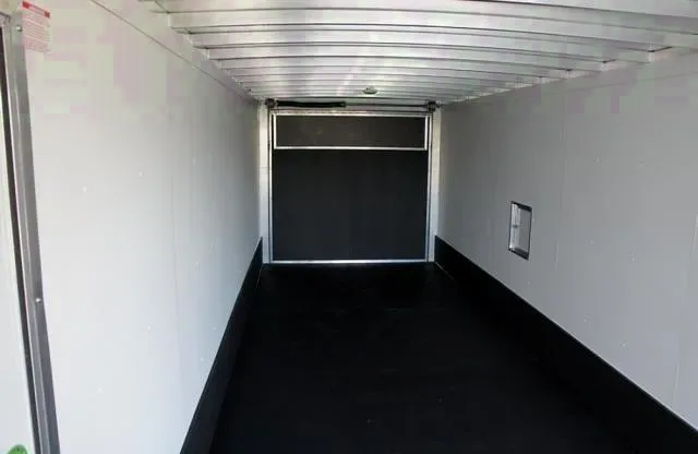 28FT Aluminum Snowmobile Trailer w/Fuel Door