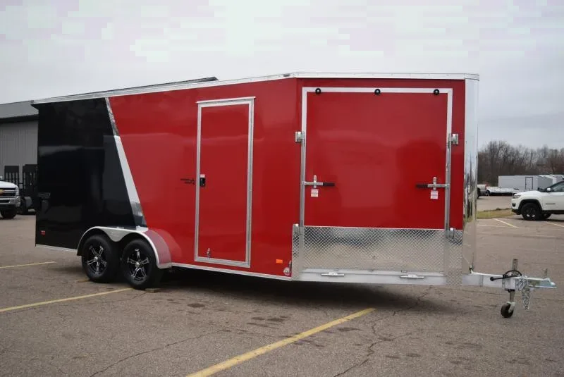 2025 Bravo 7x16 Aluminum Snowmobile/UTV Trailer - Schoolcraft, MI
