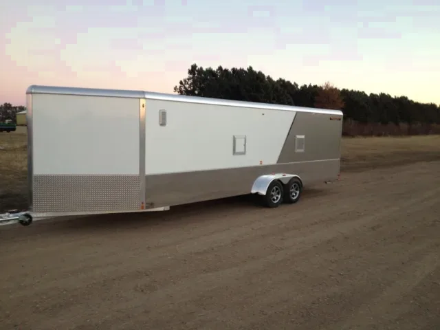 24ft, 4 Place Snowmobile Trailer