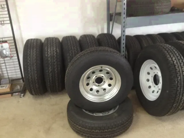 ST205/75R15 Galvanized Rim and Tire