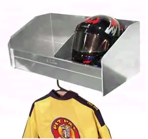 2 Bay Helmet Shelf