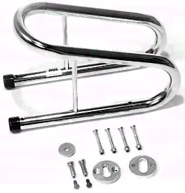 Wheel Chock/ motorcycle/ chrome