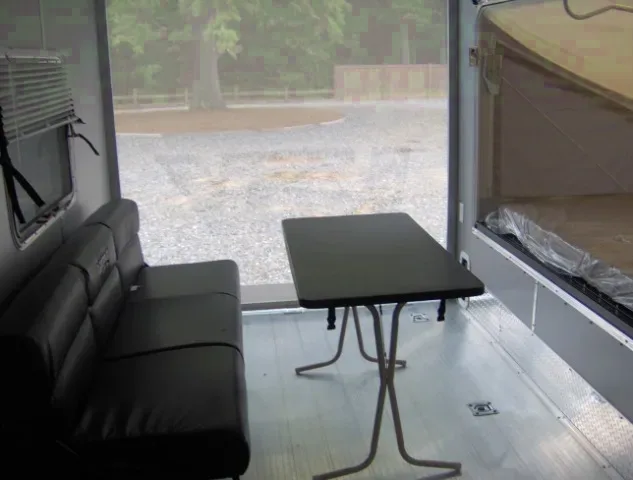 camper 7X18 VRV motorcycle cargo trailer toy hauler VRV