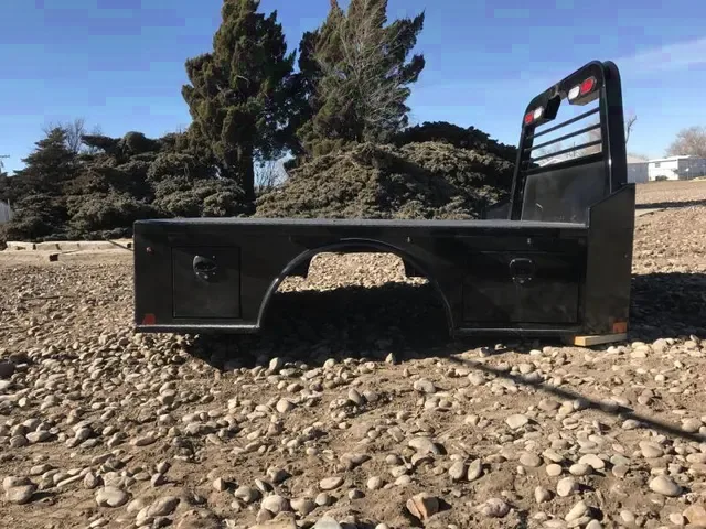 8.6ft Black Skirted Truck Bed
