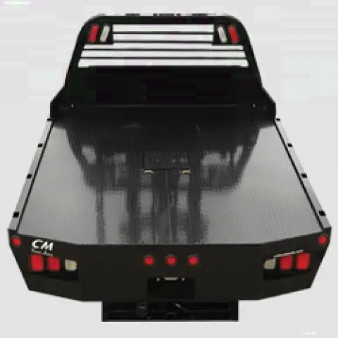 8.6-11.4ft Black Truck Bed w/ Internal Stake Pockets