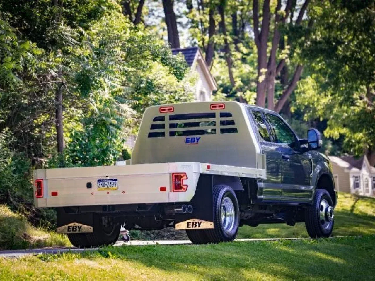 EBY "BIG COUNTRY" 9' long x 97 1/4" wide ALUMINUM FLAT BED