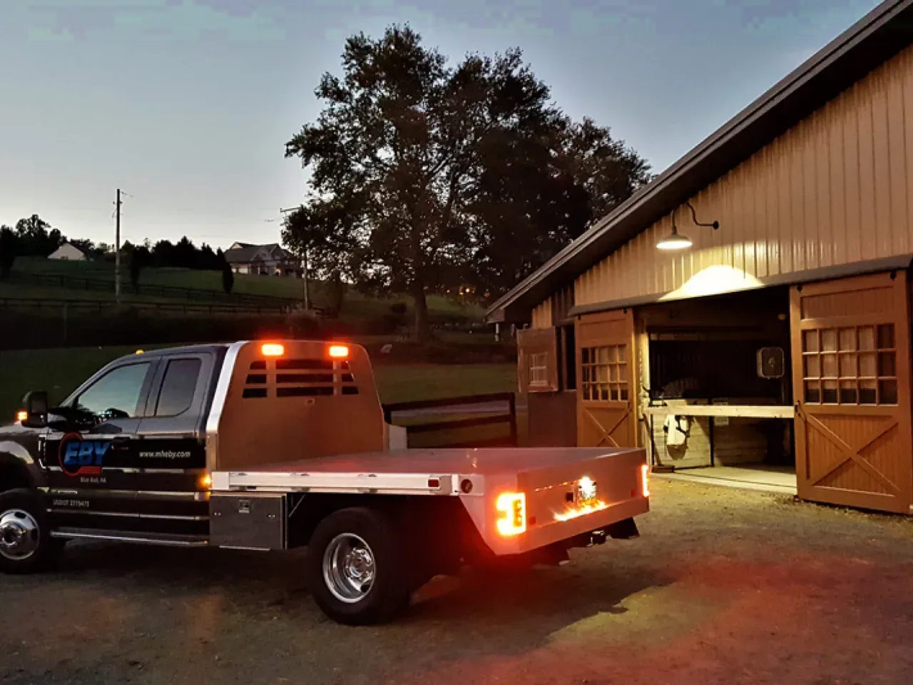 NEW EBY "BIG COUNTRY" 9' x 84 1/8" ALUMINUM FLAT BED
