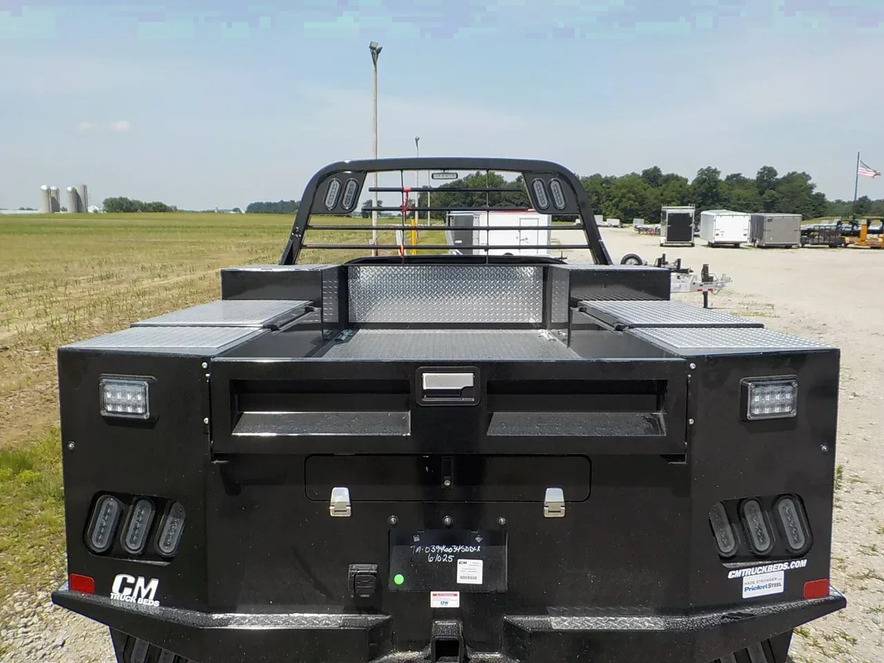 11551 - 2025 CM Truck Beds TM DELUXE 9'4" / 94" / 60"/ 34" Flat Bed Body