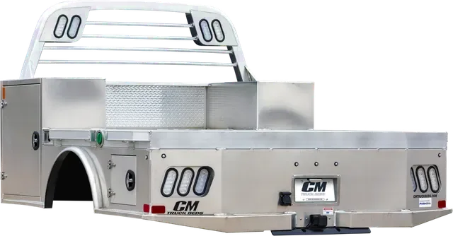 8ft 4in Silver Truck Bed w/Toolboxes
