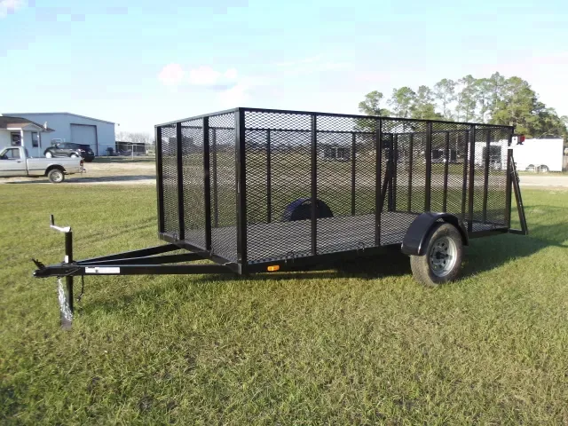 12FT SA UTILITY TRAILER W/EXTRA HIGH MESH SIDES