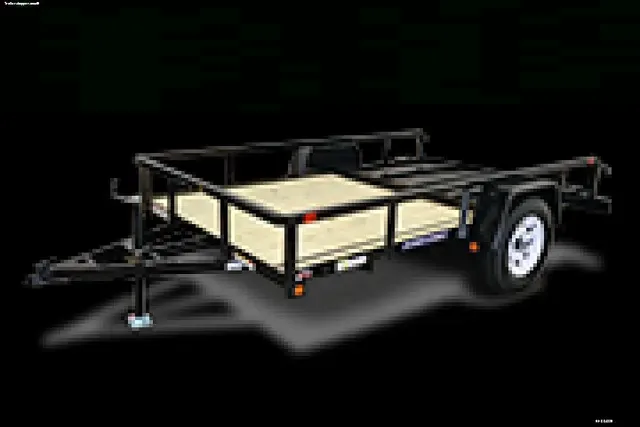 12ft Single Axle Tube Top Utility Trailer